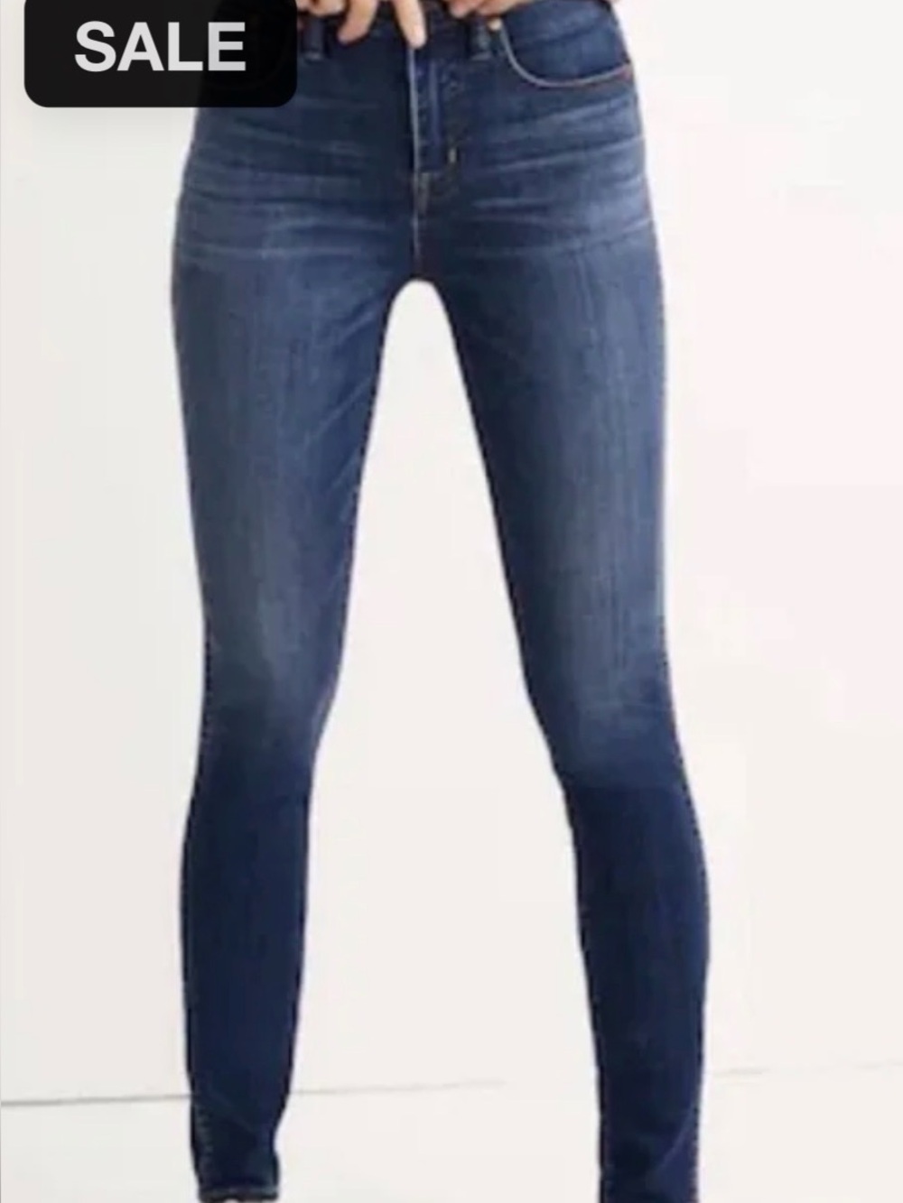 Madewell- 10 Inch High Rise Skinny Jeans- Size 30 - Picture 2 of 6